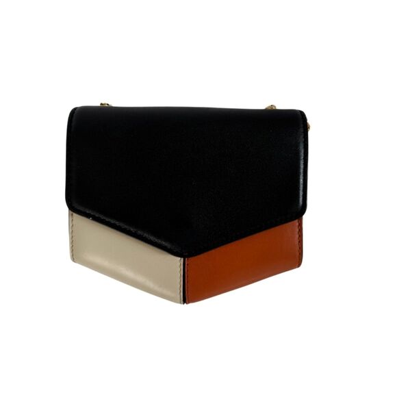 Sandro Women's Leather Black/Multi Mini Chained Crossbody Bag - Picture 3 of 8